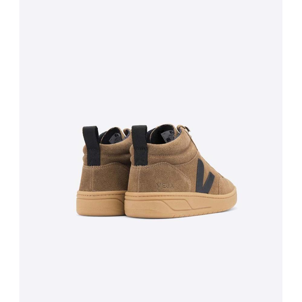 Women's Veja RORAIMA SUEDE High Tops Brown | SG 356XYU